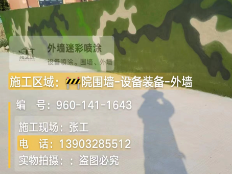 毕节 迷彩漆喷涂价格（按平方米计费）